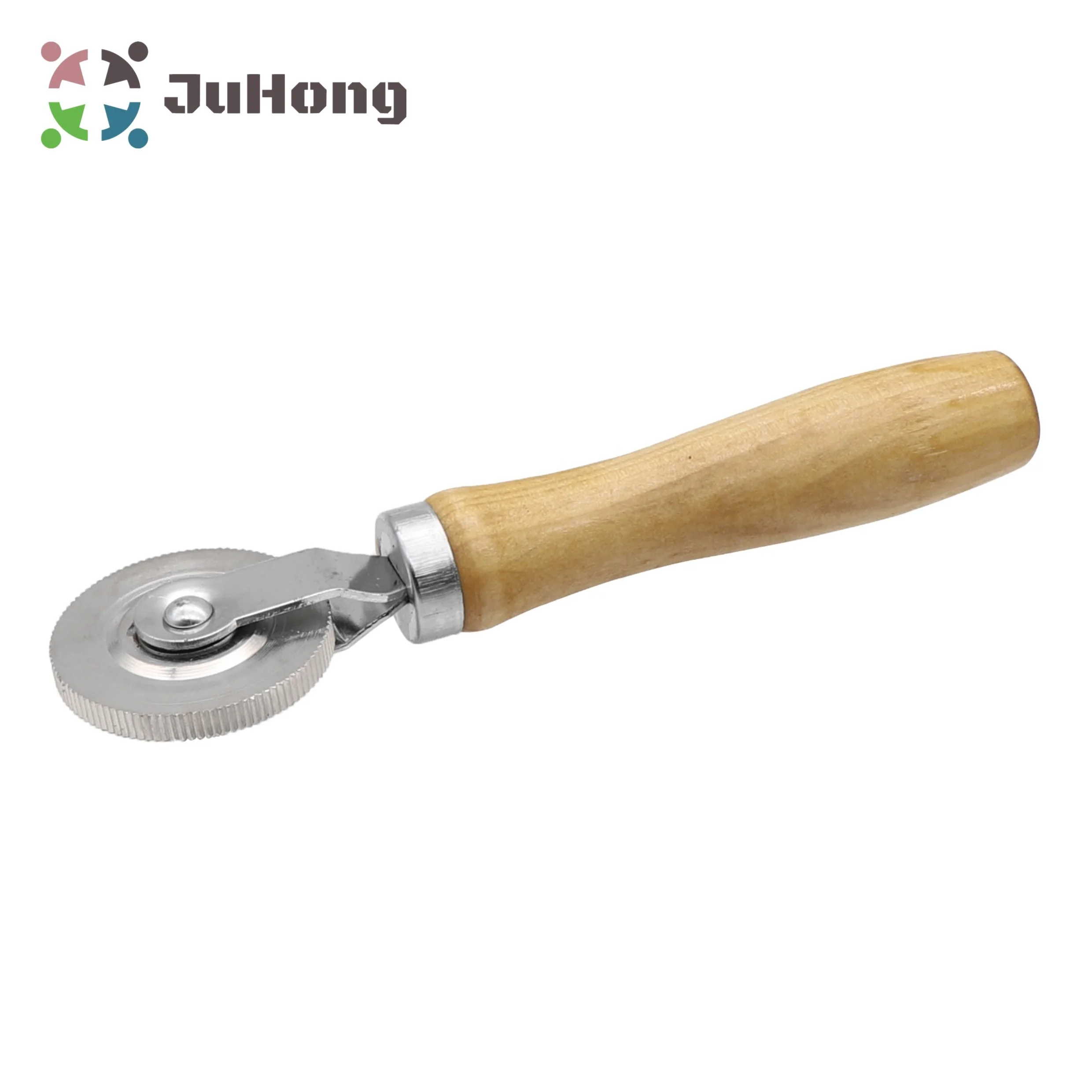 50x6mm Ball Bearing Roller Jumbo Size Wooden Handle Stitcher Tyre Patching Tool for Garage Tire Repair Tools