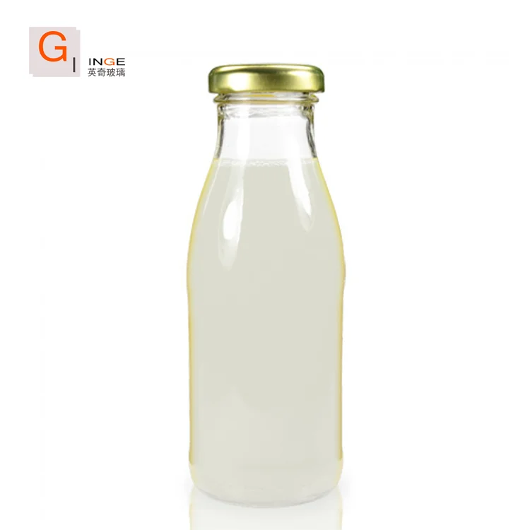 Vintage Glass Milk Bottles, Mini Glass Milk Bottle