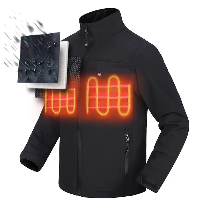 
cheap China micro fleece thermal wholesale supplier factory soft shell battery heated clothing 
