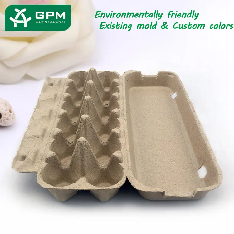 Waterproof Pulp Packing Basket Paper Egg Tray Box