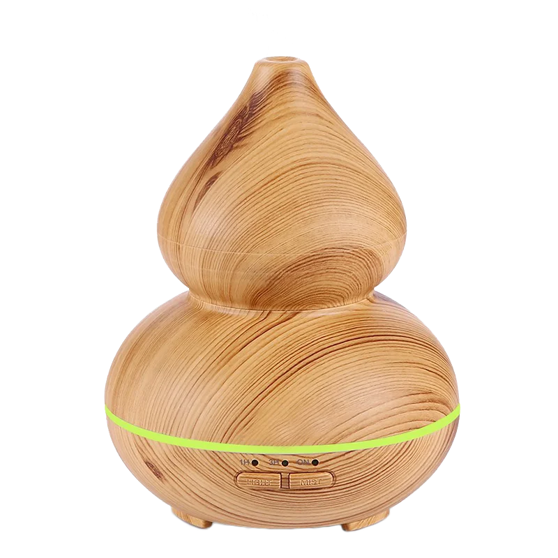 
trending products essential oil diffuser 150ml wood grain 