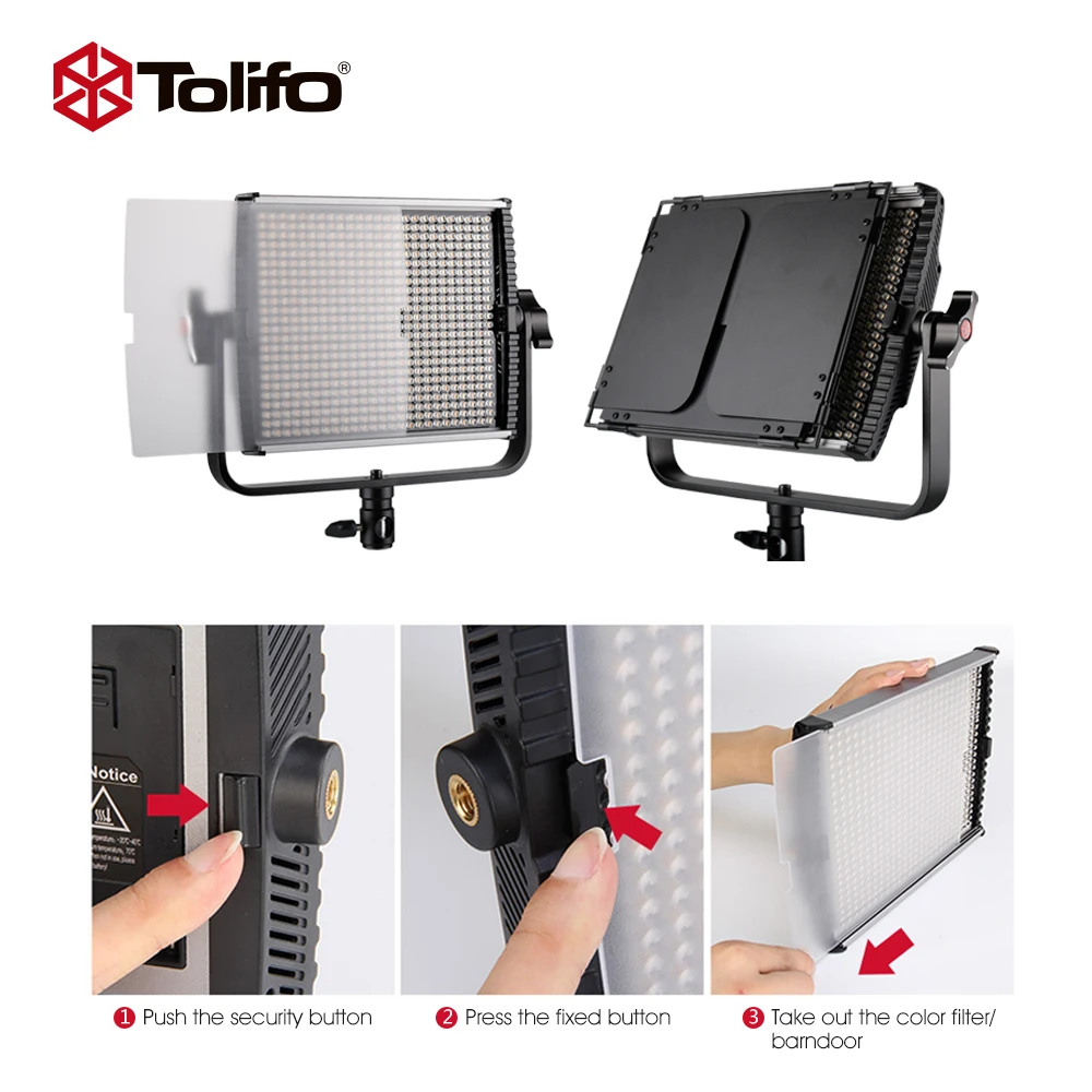 Tolifo Video Camera Dslr Gear, Professional Studio Video Production Interview Lighting Film Shooting Conferencing Equipment