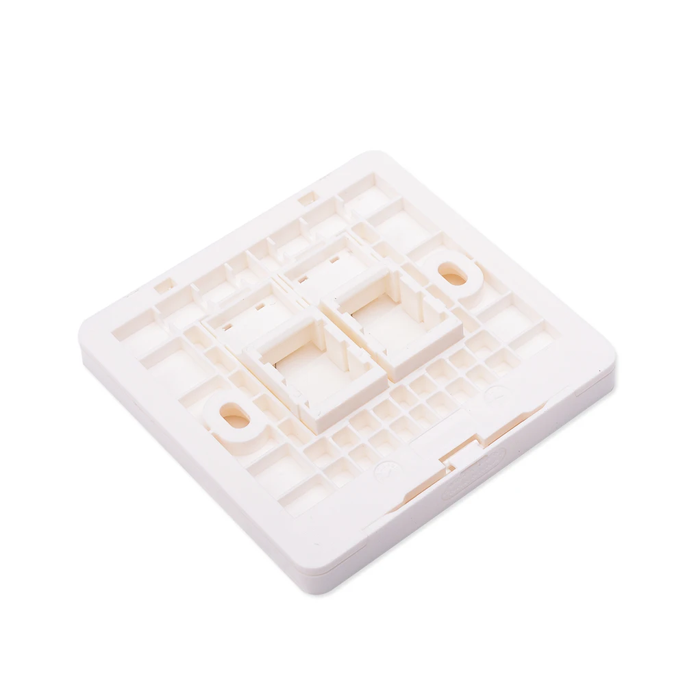 Aucas Wall plate Dual port rj45 rj11 Modular Face Plate