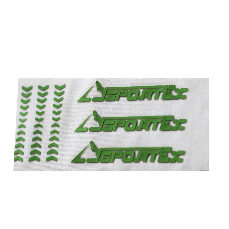 Top quality high density 3d logo sticker heat transfer
