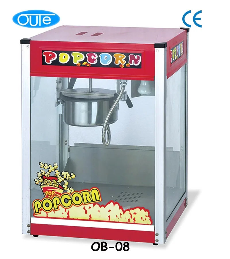 High quality commercial automatic Electric counter top 16-Oz popcorn packaging machine with popcorn popper(OT-166)