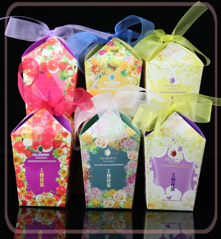 
EU Compliant blooming tea China Gift Healthy Jasmine Blooming Flower Tea 