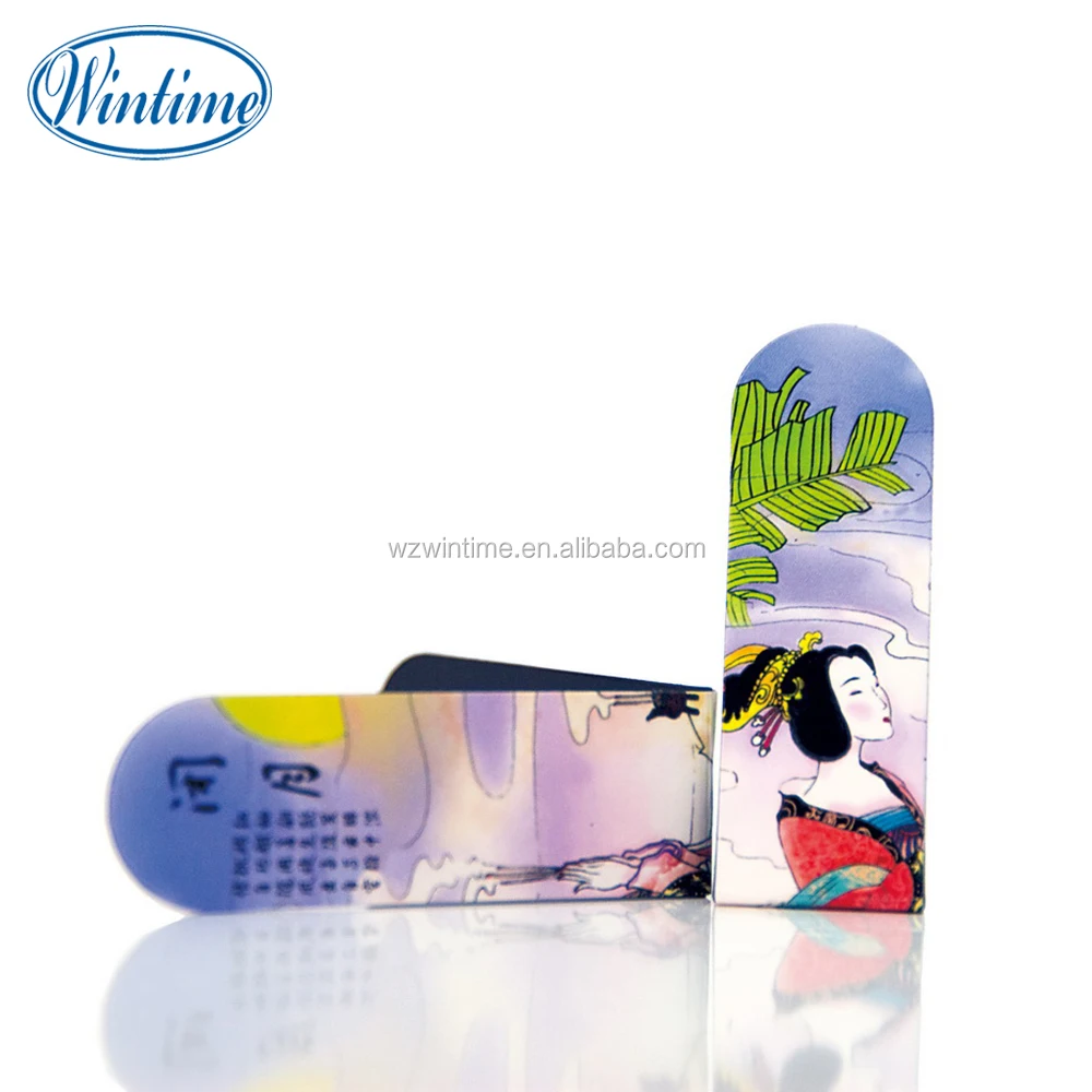 2020 OEM logo magnetic folding bookmark