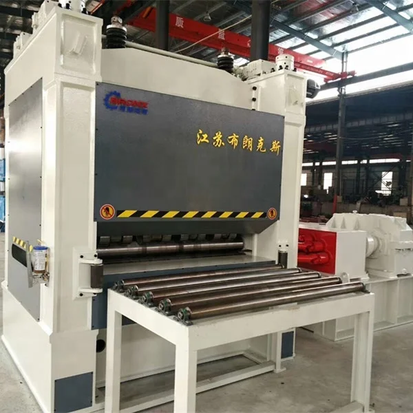 
thick metal heavy gauge plate sheet board leveling straightening flattening machine device equipment 