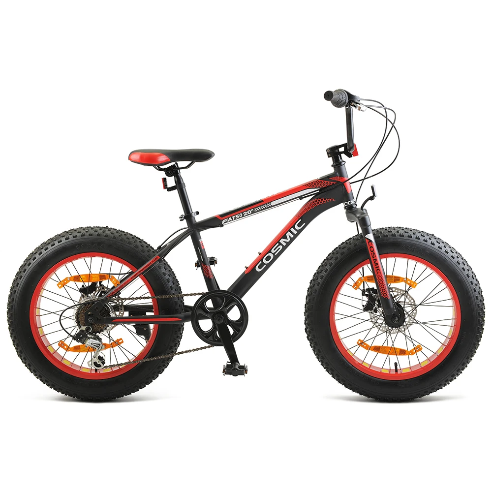 Customized carbon steel 7 speed 20 inch adult snow bike