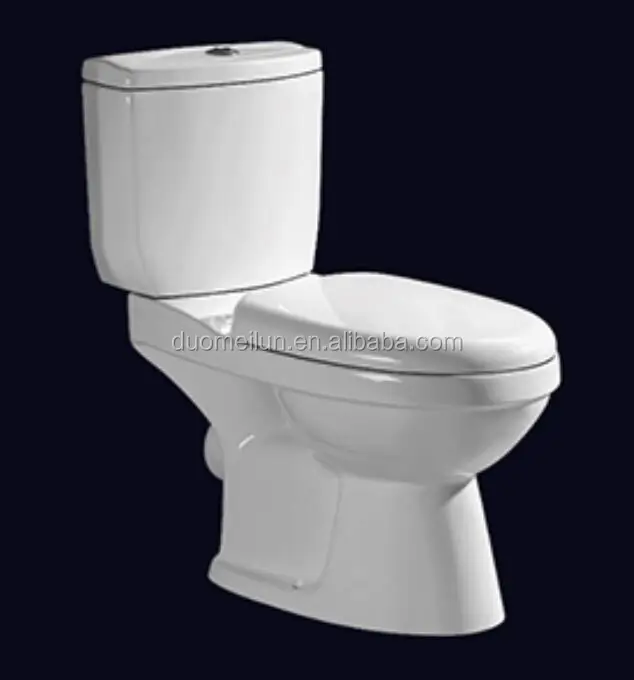 Washdown Two Piece Toilet Bowl Ceramic Sanitary Ware Cheap WC Toilet Prices