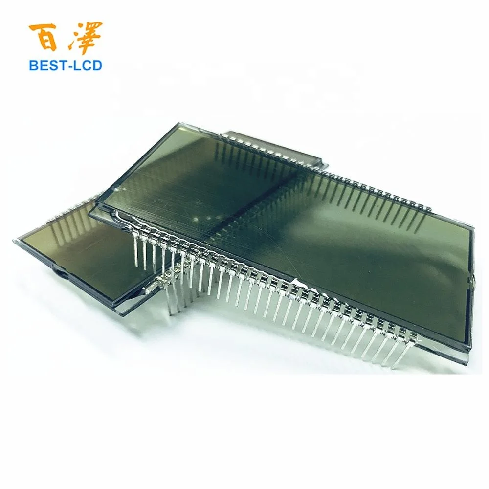 Custom size 56 Pin 6 Digits 7 segments HTN Positive LCD Display For Fuel Dispenser/Gas Station/ Petrol Pump/Oil Machine