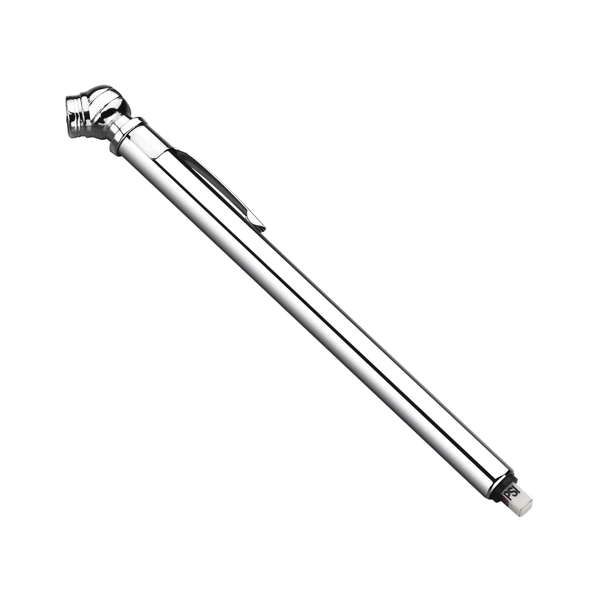 CACACO Stainless Steel Tube Plastic Head Tire Pressure Gauge