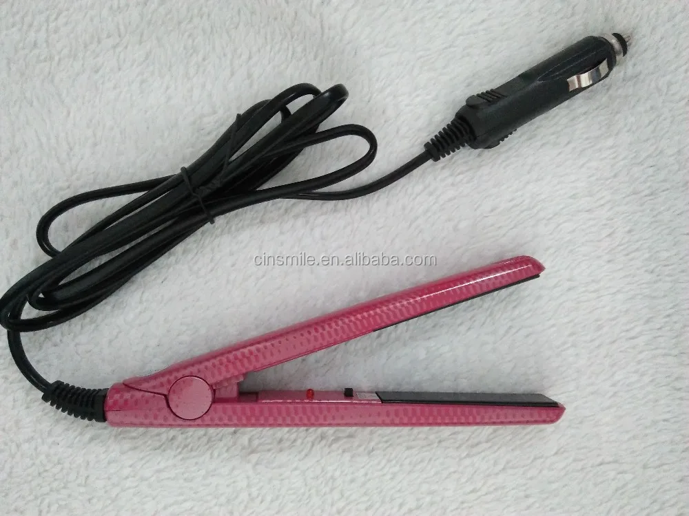 Hot sale mini car-charger hair straightener use in the car