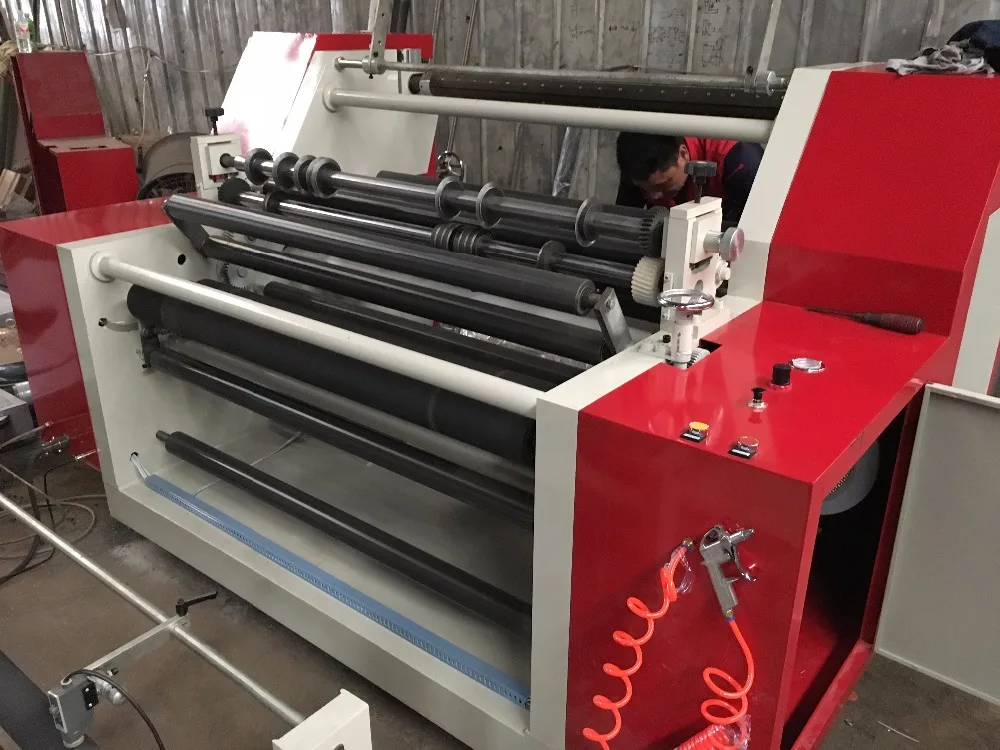 
High speed horizontal slitting machine for bopp,pet,pvc,paper production machinery,plastic film slitting and rewinding machine 