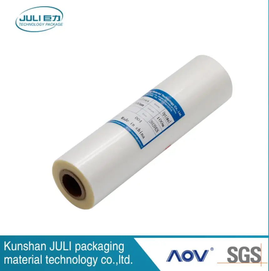 18 microns heat sealable pet film, soft touch lamination film,hot films