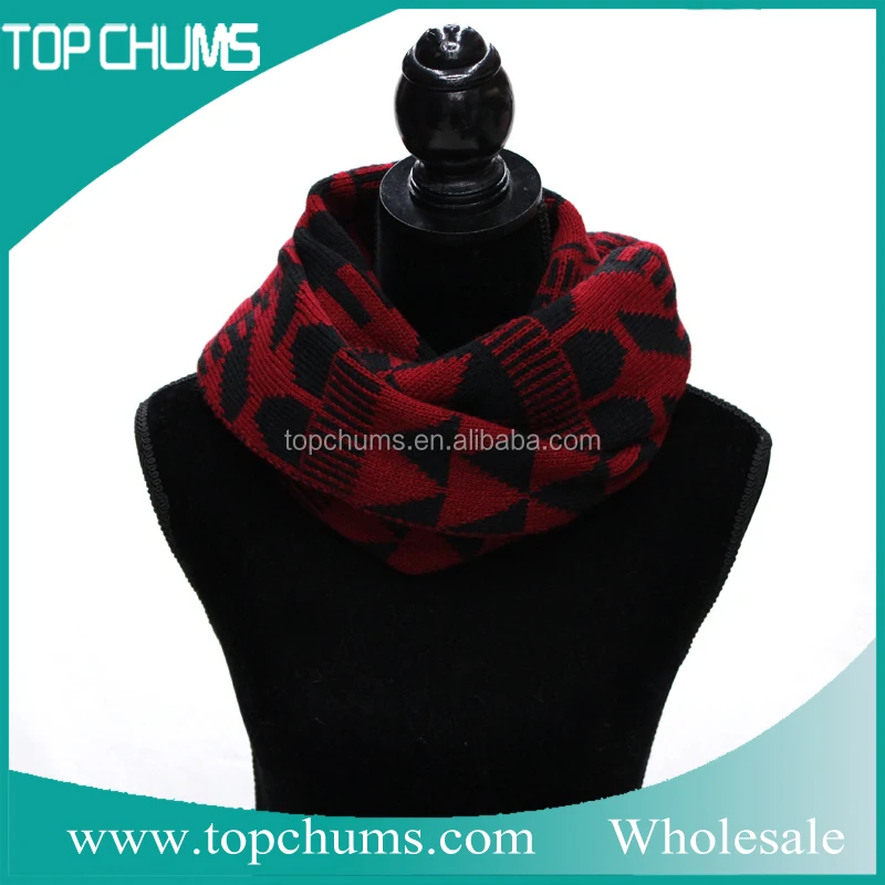 Мода джентльмен Отпечатано зима осень вязать шею ЕВРОПА стиль шарф