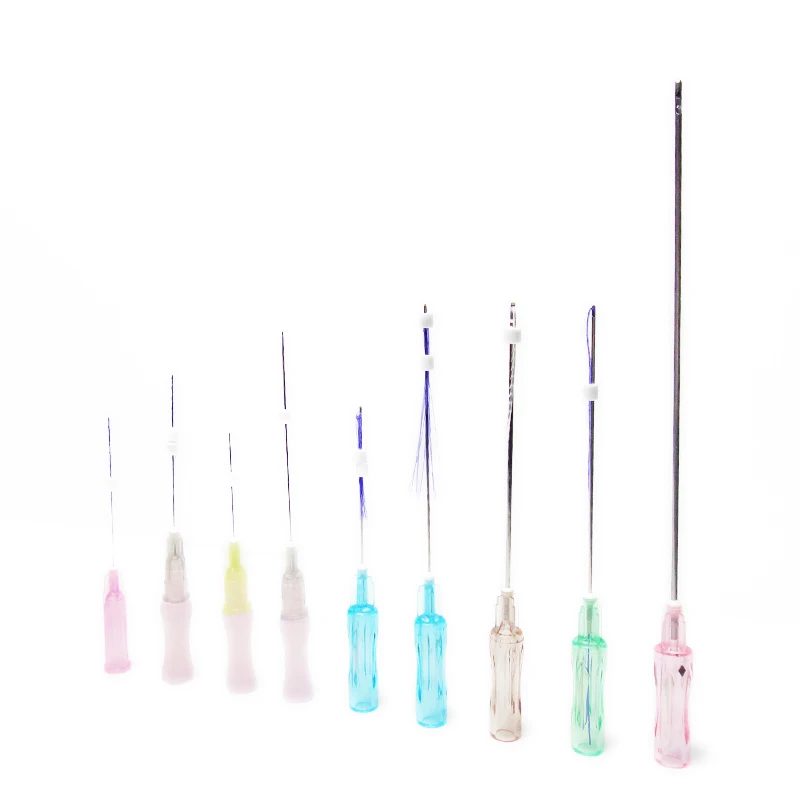 Заводская цена, моноострые иглы pdo 29 г * 38 мм, hilos de pdo, подъемная резьба, лифтинг лица