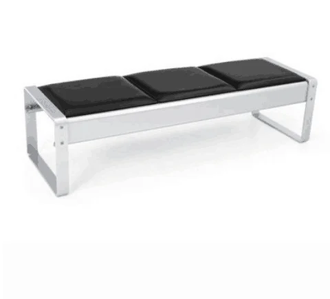 Top Seller Metal Airport Public Bench Seat With Soft Seat Cushion (60285510812)