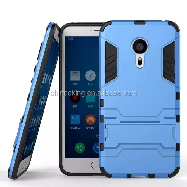 Armor Phone Case for Meizu MX5 MX6 Pro 6 Meizu M3S M5S mini Meizu U10/U20 Stand Holder Case