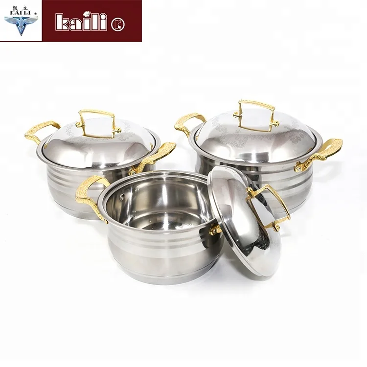 High quality nonstick Silver Color Household Kitchenware Cookware Sets With Pot Cover