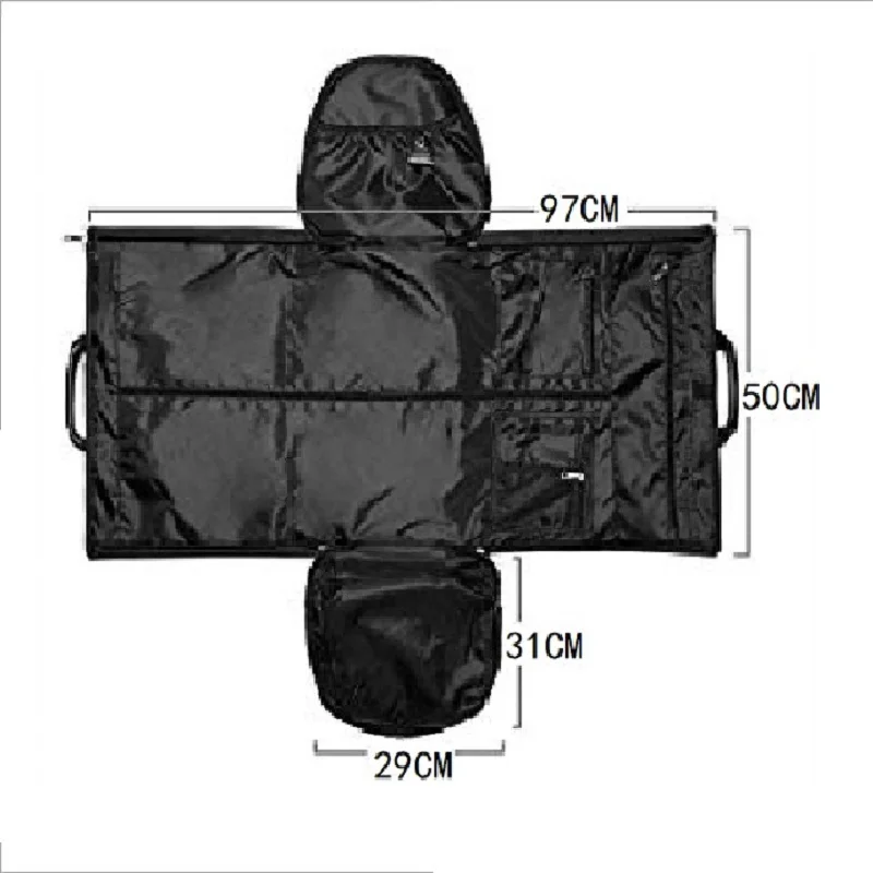 2 in 1 Travelling Bags Luggage Portable Duffel Carry On Suit Garment Bag For Men and Women