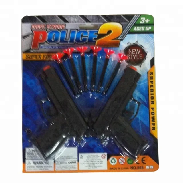 Plastic soft dart gun/police play set toys /boys toy for kids