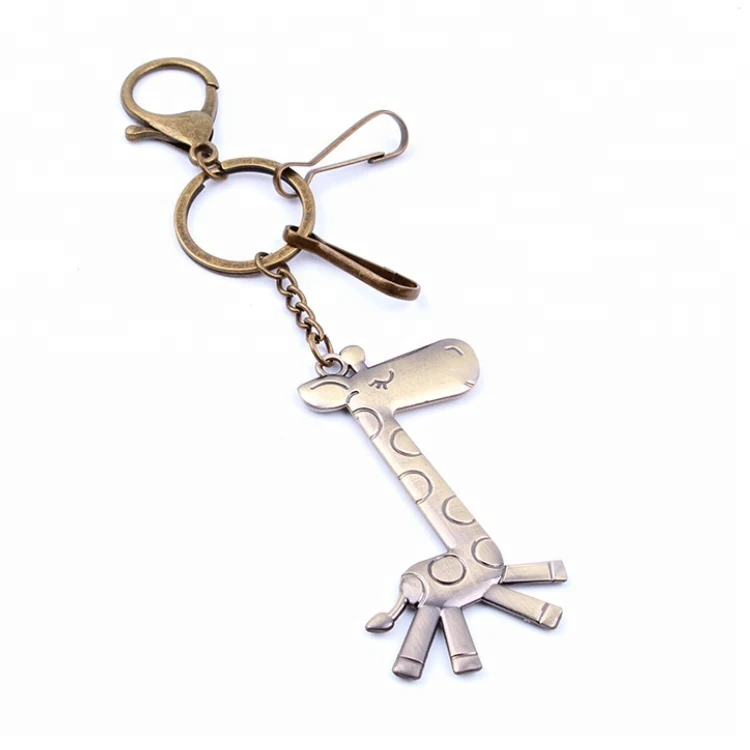 Wholesale Robot Creative Keychain Retro Car Model Key Ring Accessories