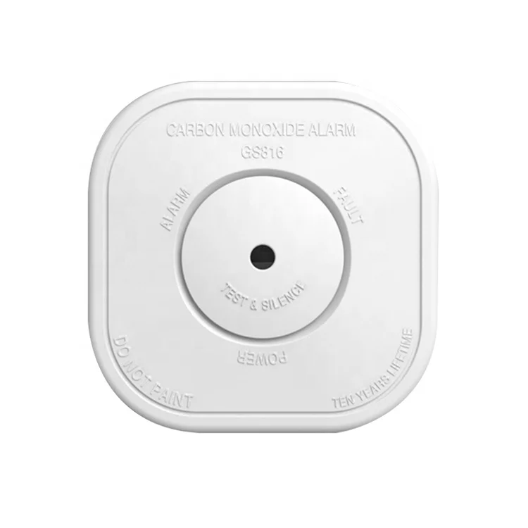 Manufacture BSI stock 1 year 5 years 10 years ABS plastic z-wave wireless carbon monoxide co alarm detector