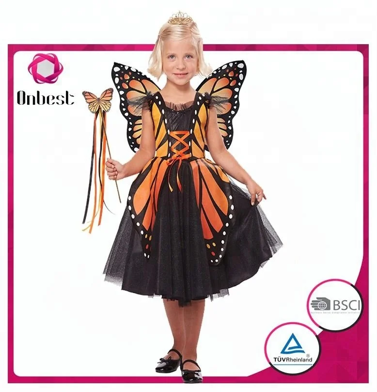 Wholesale costume yellow bee little girl skirt costume for kids