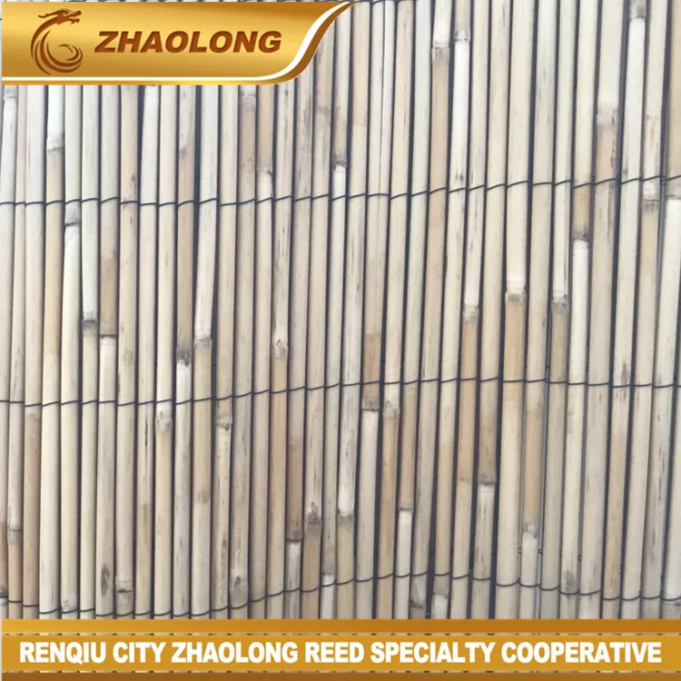 
Factory directly 8-10 mm PE iron wire reed fence bamboo panel 