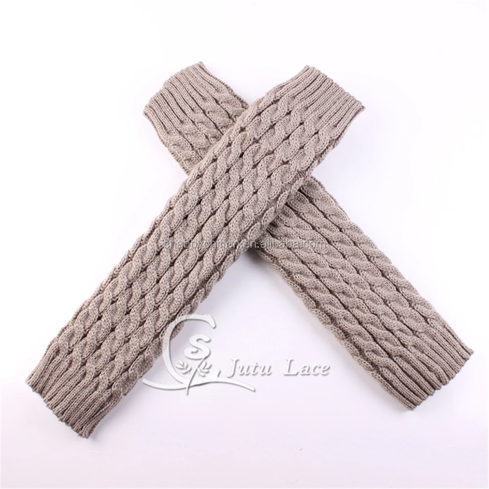 Newest hand kint winter leg warmers for women