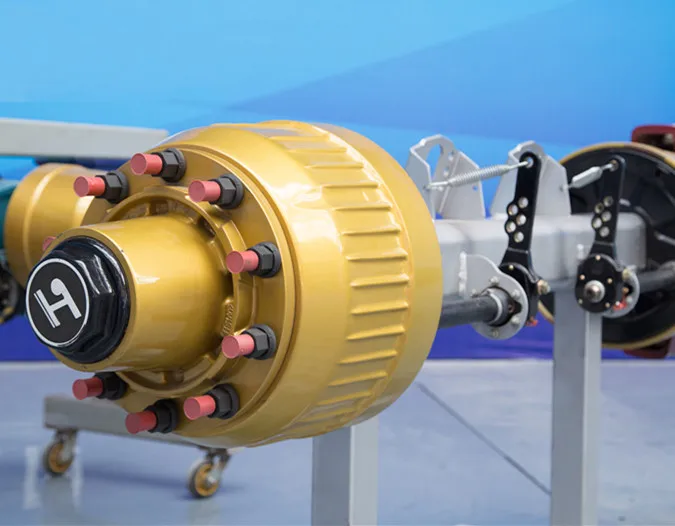 BPW trailer axles used in  flat bed semi trailer