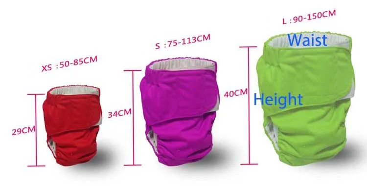 
Economical adult cloth diapers reusable adult diaper for old people 