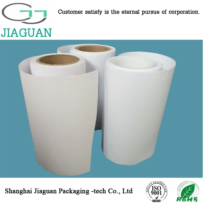 
White silicone coated glassine paper in roll White silicone coated glassine paper in roll