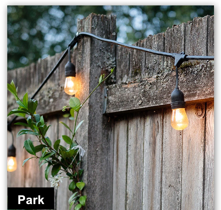 
E26 E27 Decorative Base Outdoor Merry Christmas Waterproof String Light 