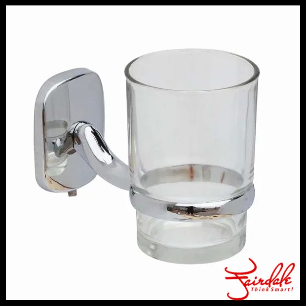 горячая продажа цинкового сплава хрома стакан дерёатель зубной щетки