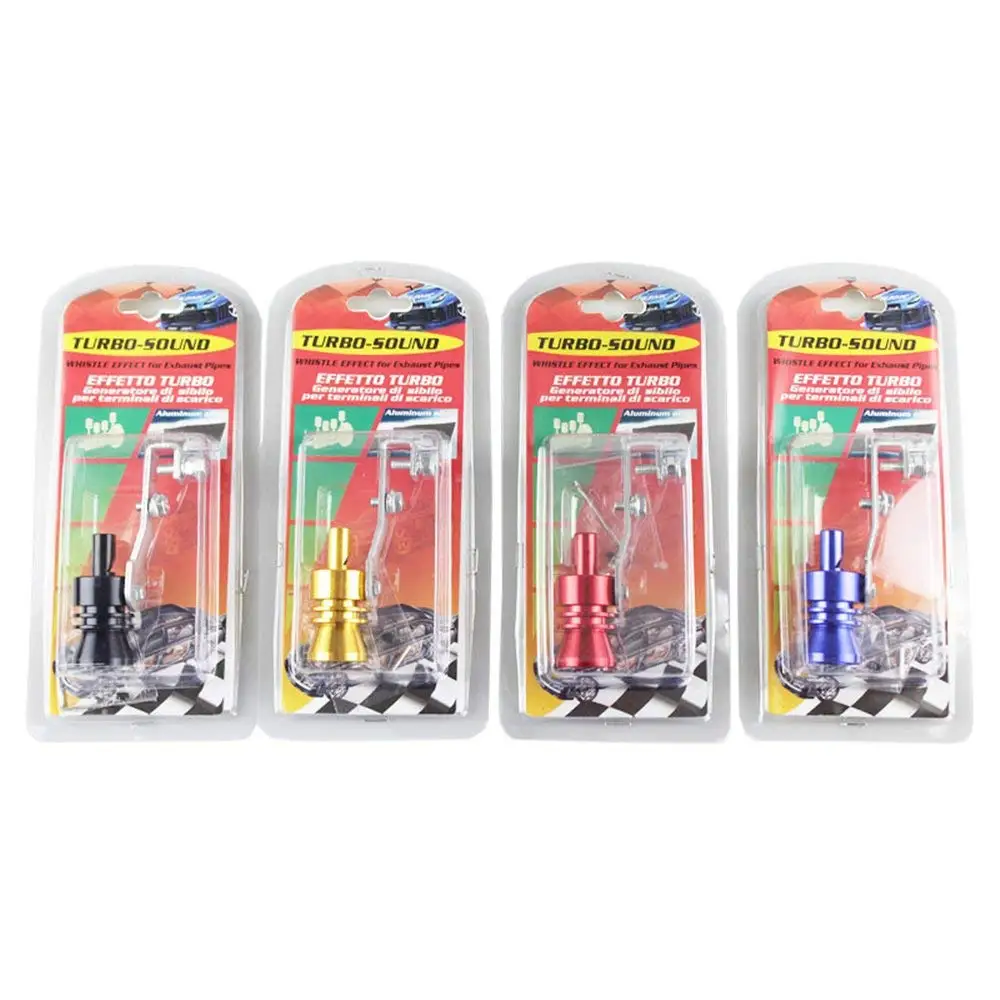 Universal Car Exhaust Muffler Pipe S M L XL Size  Simulator Turbo Sound Exhaust Whistle