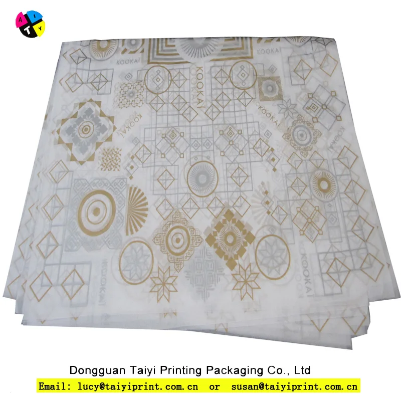 
Hot Sale Professional customized various color gift wrapping 17gsm tissue Paper thin 50*70cm with company logo 