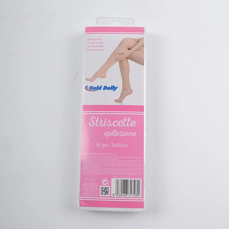 50 шт., Восковая бумага для удаления волос из нетканого материала