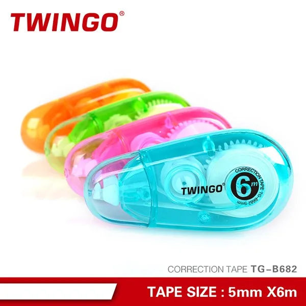 Kawaii Design School Supplies Portable Office Colored PET Correction Tape