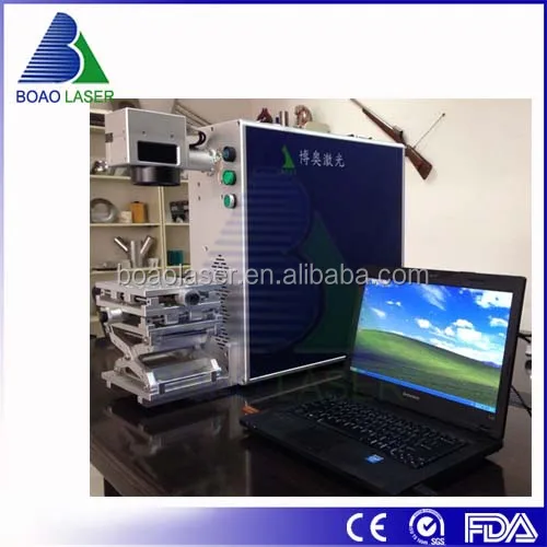 20W Portable Ring inside &outside laser engraving machine with rotary unit including