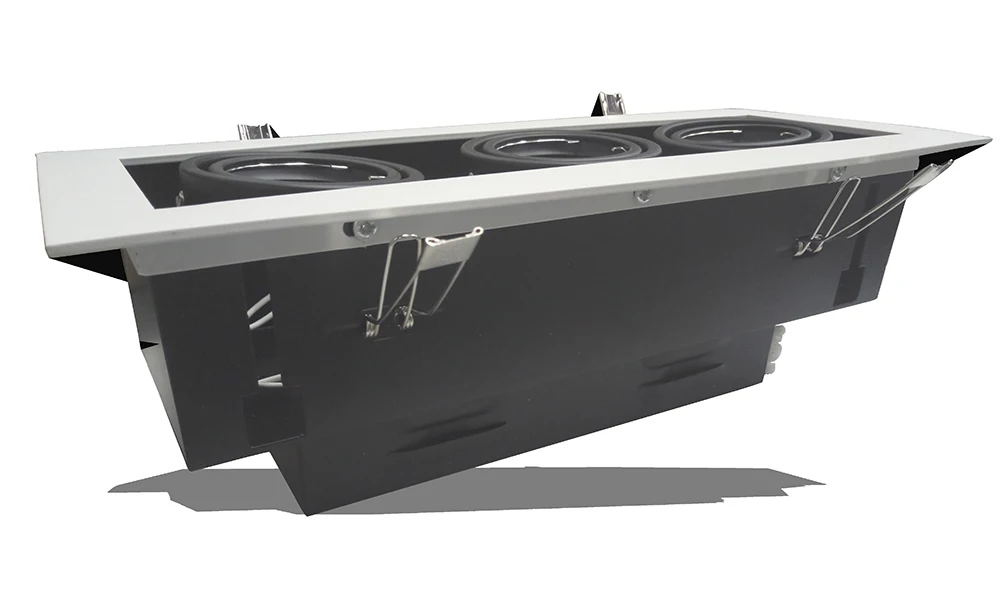 COB double head three head single head square wall washing grille light household hotel apartment ceiling Spot Light