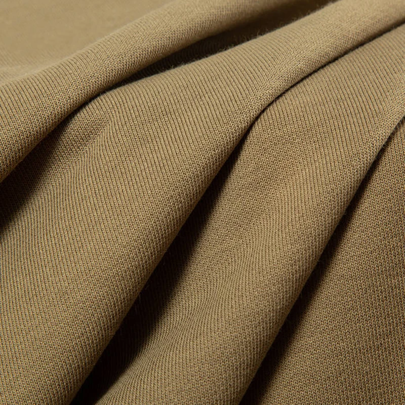 Толстый 400gsm Текстиль 100% хлопок петля сзади махровая ткань для свитера