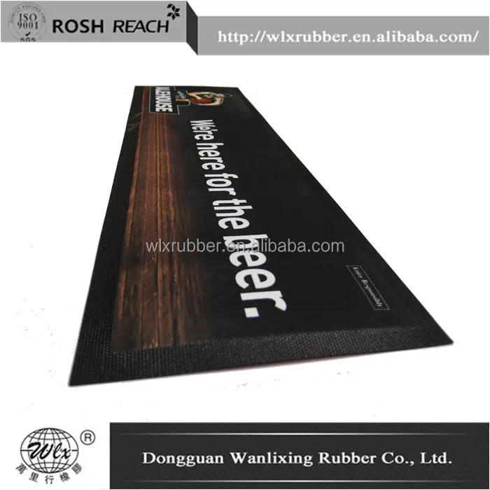 Custom bar spill mat/ bar drink mats/ drink bar rail mat