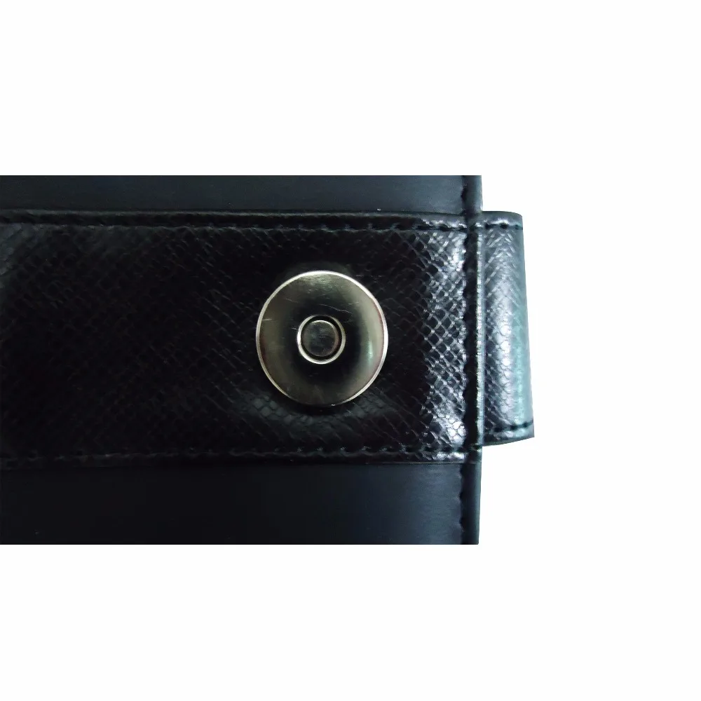 
PU leather custom restaurant menu book with writing pad 