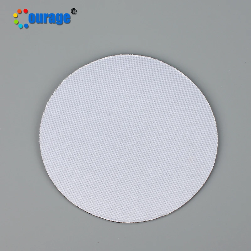 Wholesale price rubber coasters round coaster for sublimation printing