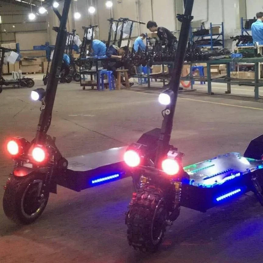 high quality top speed 80km/h electric scooter dual motor 3600W 60V with cross tires