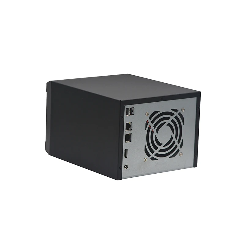 Мини-корпус для процессора Intel J1900 nas 4 отсека USB3.0/USB2.0 SATA/SAS жестких диска сервер хранения настольного компьютера