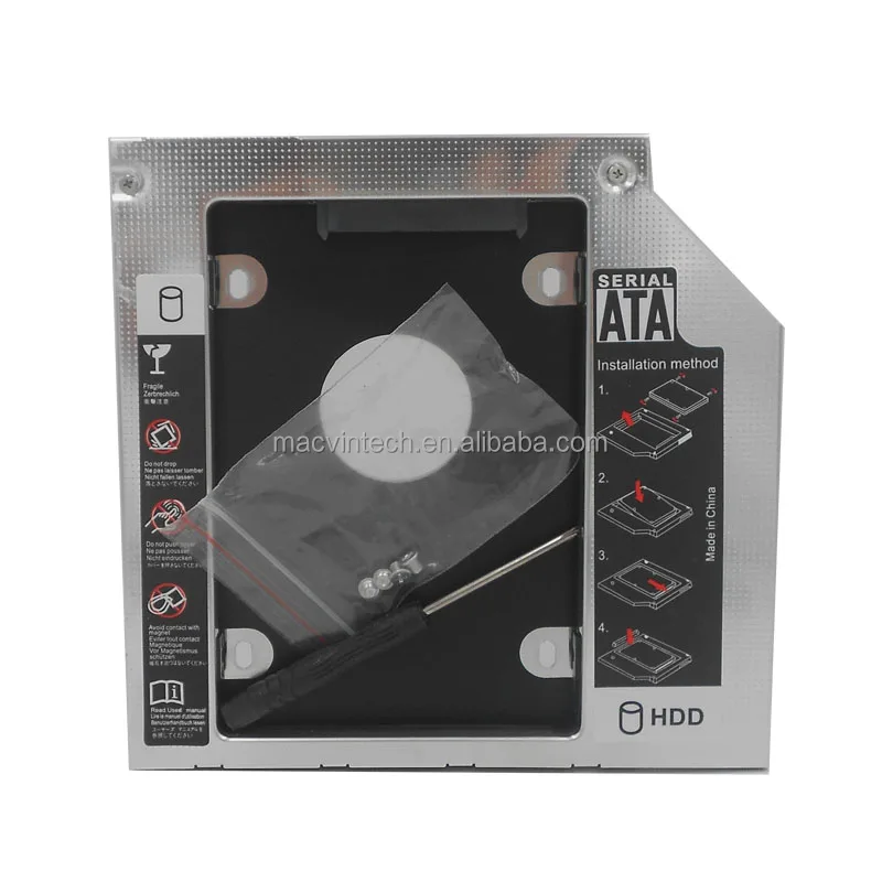 Wholesale optical bay hard drive caddy for Dell Precision M4800 M6800 M4600 M6400