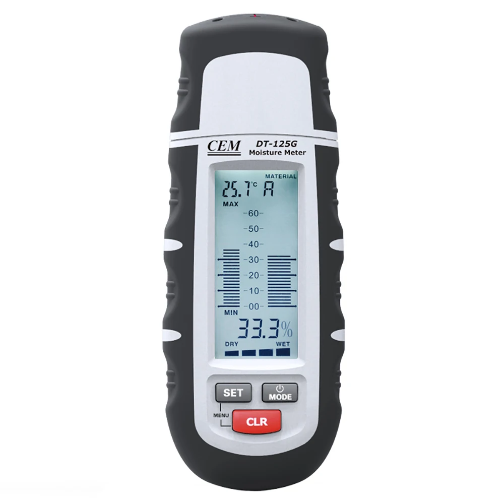 
CEM DT-125G Various Professional Remote Probes Moisture Meter For Wood Plaster Building materials Paper 